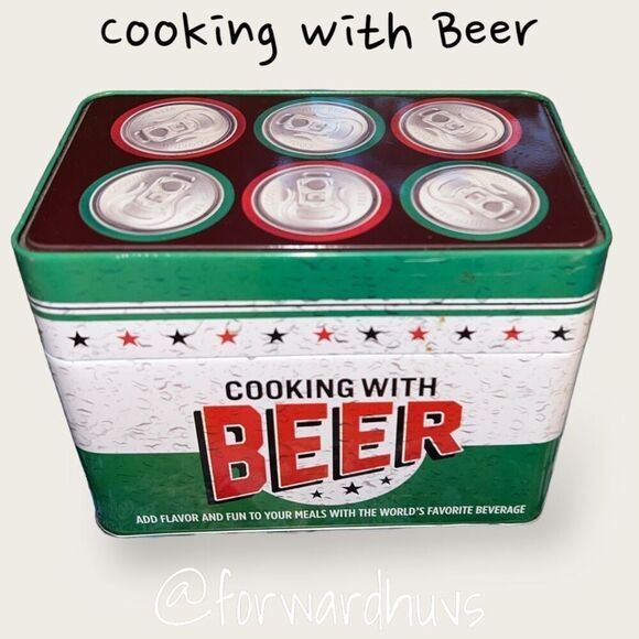 Cooking with Beer, Recipe Card Collection - Open Box - Picture 1 of 8